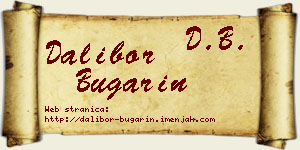 Dalibor Bugarin vizit kartica
